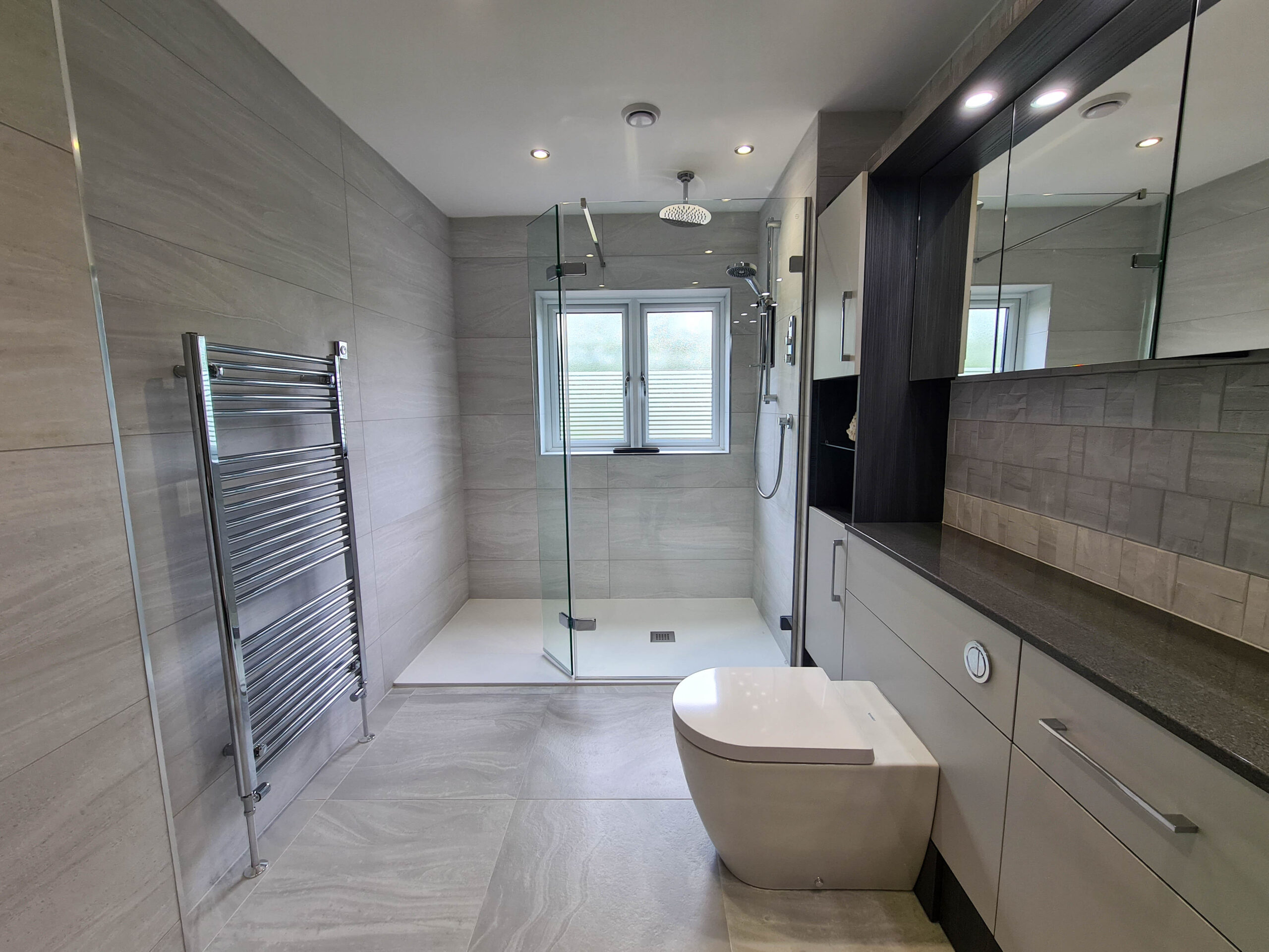 Maximising Shower and Storage Space Bathroom Renovation Phs Bathroom