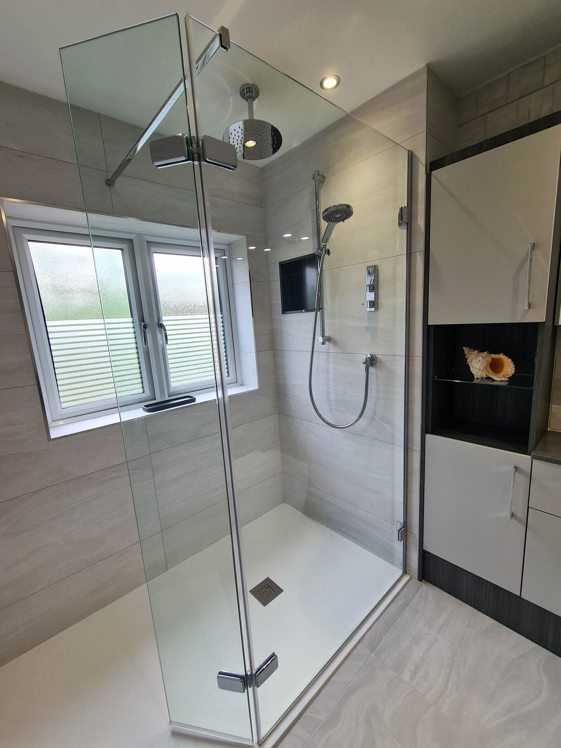 Maximising Shower and Storage Space Bathroom Renovation Phs Bathroom